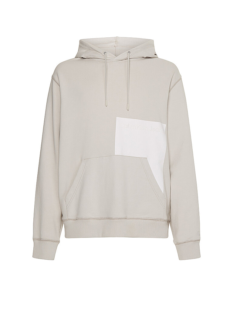 CALVIN KLEIN JEANS Kapuzensweater - Hoodie grau | XS